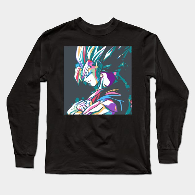 saiyan jin vegeto Long Sleeve T-Shirt by BarnawiMT